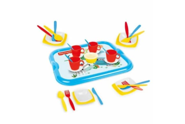 Dolu Fisher Price Tea & Dinner Set in Blue Blue Unisex