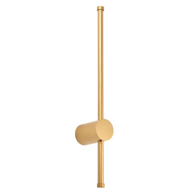 Happy Homewares Modern & Sleek Stick Style Ambient LED Wall Light Fitting in Gold Gold Unisex
