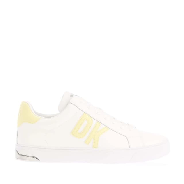 DKNY Abeni Lace Up Trainers Low Trainers UK 4 White 01969001240