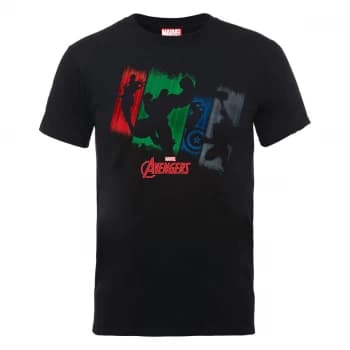 Marvel Avengers Team Punch T-Shirt - Black - XL
