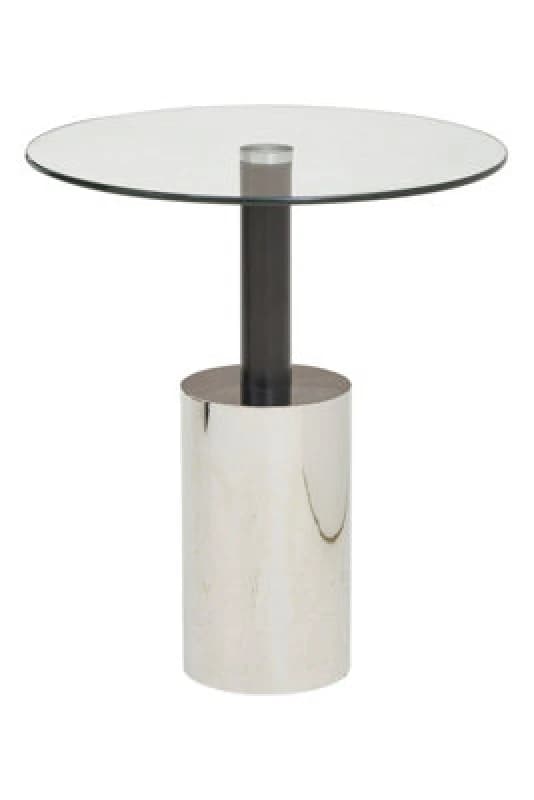 Orsina Oria End Table With Silver Base