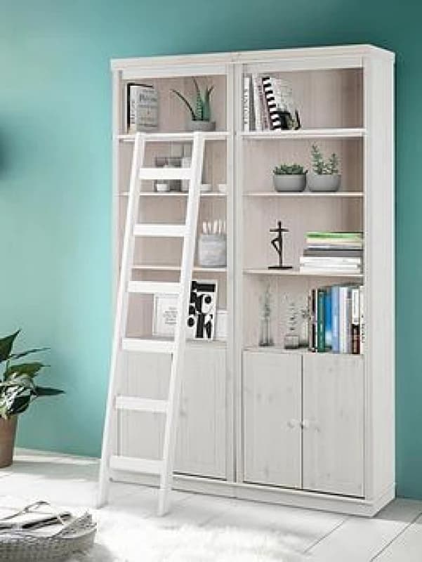 Dorel Anita Wall Unit G In White Lacquer