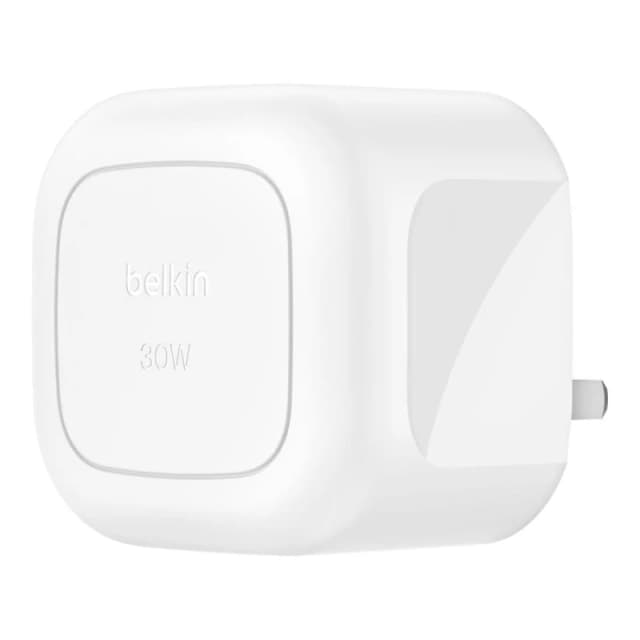 BELKIN BoostCharge WCA008myWH 30 W USB Type-C Wall Charger, White 745883891023