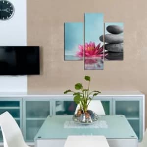 3MDF-056 Multicolor Decorative MDF Painting (3 Pieces)