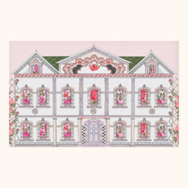 Cath Kidston Doll House Pink Fixed Size Print To Order Mural
