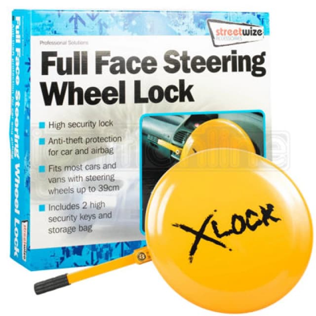 Streetwize Urban X Steering Wheel Lock - Yellow Yellow One Size
