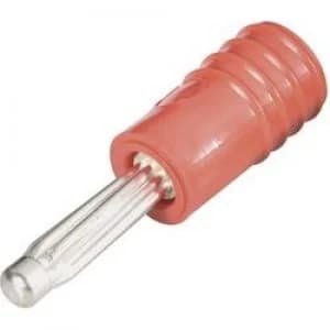 Plug to plug connector 4mm plug 2mm socketRedSchneppUeS 4020 rt1 pcs