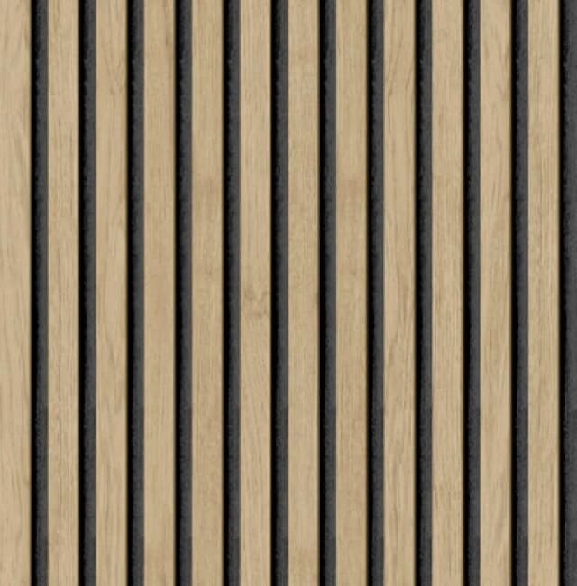 Nuwallpaper Nus4846 Wood Slats Peel & Stick Wallpaper, Oak