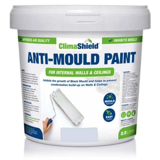 Smartseal Anti Mould Paint - Frosted Blue (2.5L) For Bathroom, Kitchen And Bedroom Walls & Ceilings, Blue 5.061E+12
