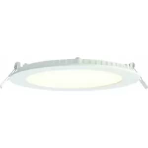 Ultra Slim Round Flush Ceiling Light 24W Warm White LED 3000k Corridor Lamp