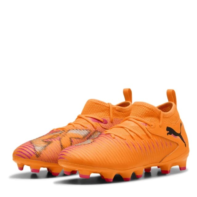 Puma Future 8 Match Artificial Ground Football Boots Juniors Orange/Black male 4 (37)