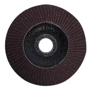Silverline Aluminium Oxide Flap Disc 125mm 80 Grit 282587
