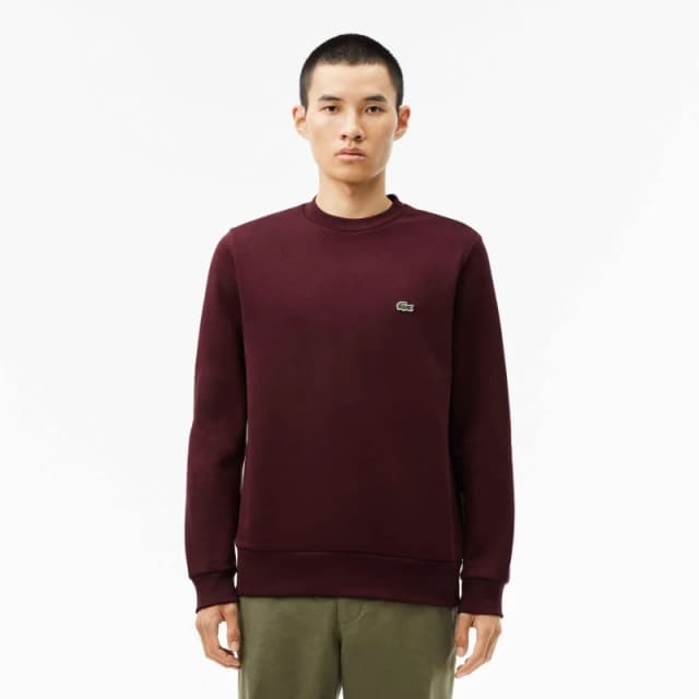 Lacoste Fleece Sweatshirt - Red Red L