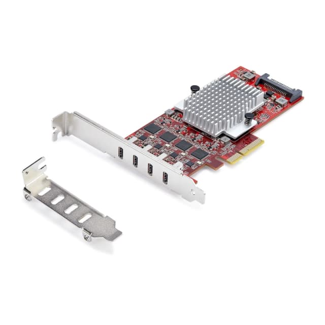 StarTech.com StarTech.com 4-Port USB Type-C PCIe Card, USB 3.2 10Gbps, USB-C PCI Express Expansion Card, 4x Independent USB Controllers, Windows/Linux