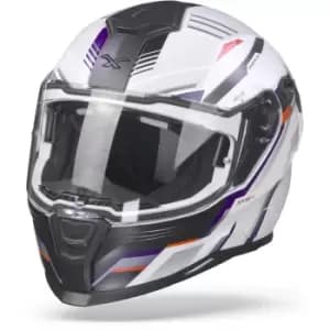 Nexx SX.100R Gridline White Blue Matt 2XL