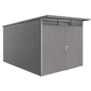 Biohort AvantGarde Metal Shed A8 Standard door 8' 5'' x 12' 4'' - Quartz Grey