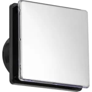 MLA Knightsbridge 100Mm/4" LED Backlit Extractor Fan With Overrun Timer Polished Chrome - EX004TPC