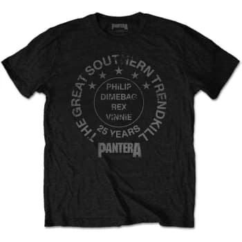 Pantera - 25 Years Trendkill Unisex Large T-Shirt - Black