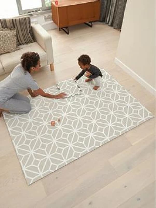 Tutti Bambini Puzzle Playmat - Tiles White Sand, Multi 511400/WS