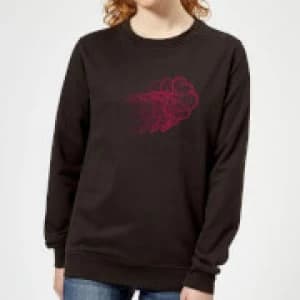 Nintendo Super Metroid Retro Samus Womens Sweatshirt - Black