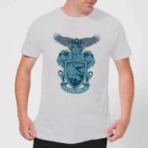 Harry Potter Ravenclaw Drawn Crest Mens T-Shirt - Grey - 3XL