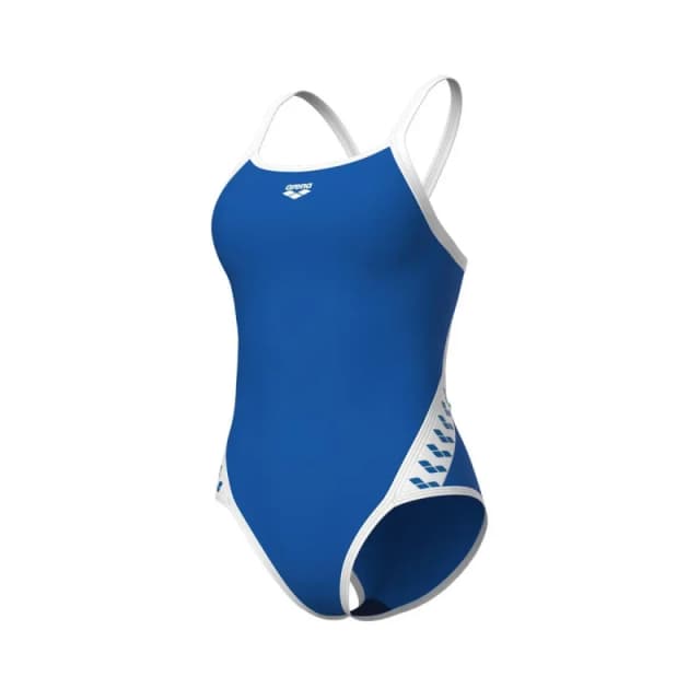 Womens 1 Piece swimsuit Arena Icons Super Fly Back Solid Bleu Female 40