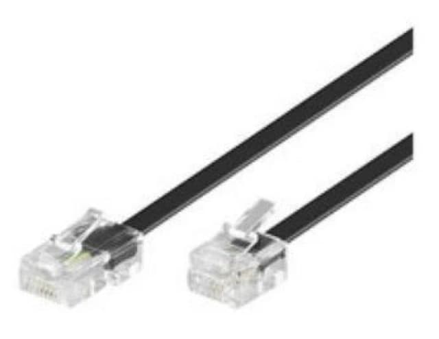 Microconnect MPK456S telephone cable 6m Black