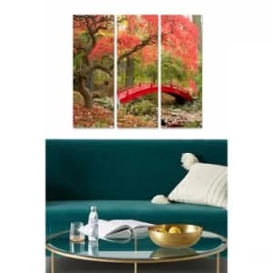 MDF153304361 Multicolor Decorative MDF Painting (3 Pieces)