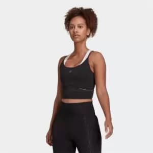 adidas HIIT 45 Seconds Crop Tank Top Womens - Black