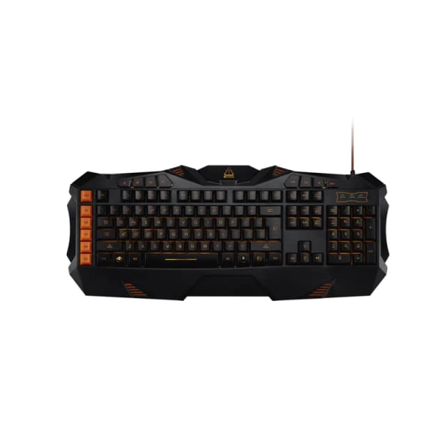 Canyon Fobos keyboard Gaming USB Black. Orange
