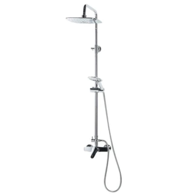 Beliani Mixer Shower Set With Rainshower Howick Silver