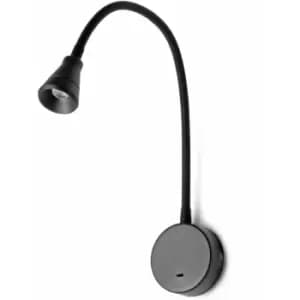 Faro Bel - LED Indoor Wall Light Reading Lamp Black