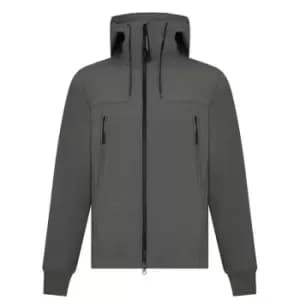 CP COMPANY Softshell Goggle Hooded Jacket - Green