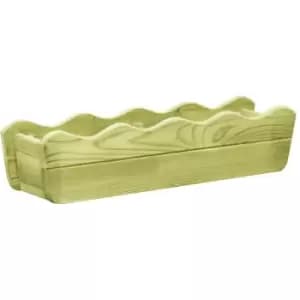 Garden Raised Bed 80x18x18cm Impregnated Pinewood Vidaxl Brown