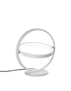 Orbital Table Lamp Round 30cm, 2 Ring, 12W LED 3000K, 660lm, White