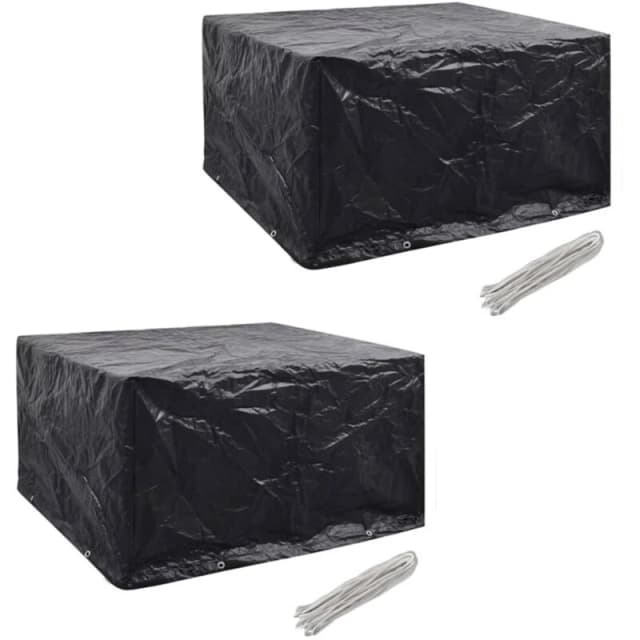VIDAXL Vidaxl - Garden Furniture Covers 2pcs 6 Person Poly Rattan 172x113cm 8719883809465