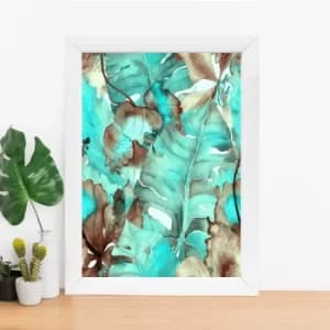 BC1082305175 Multicolor Decorative Framed MDF Painting