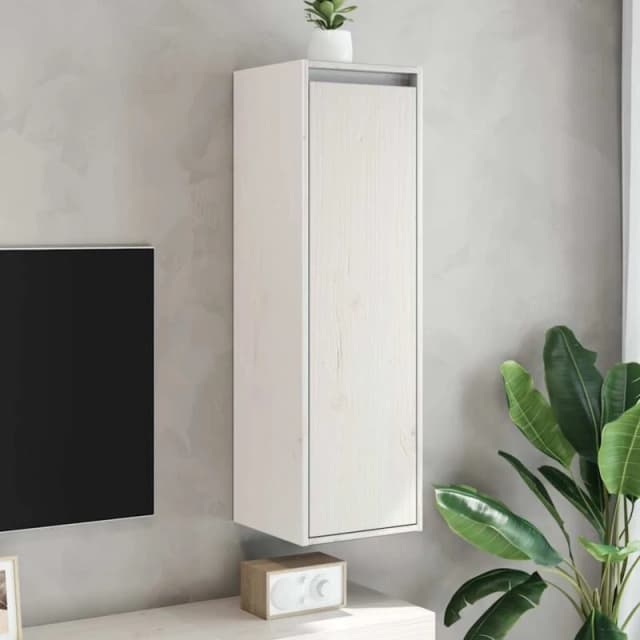 VIDAXL Vidaxl - Wall Cabinets 2 pcs White 30x30x100cm Solid Pinewood 8720286841006
