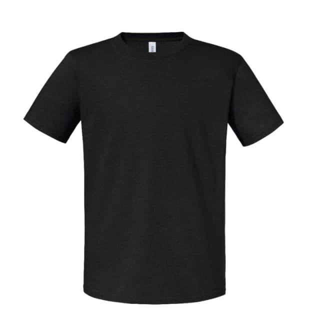 Jerzees Colours Eco Premium boys's Children's T shirt in Black