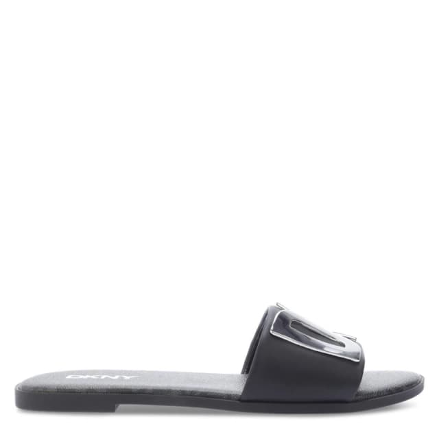 DKNY Wanda 2 Flat Sliders Black female UK 4