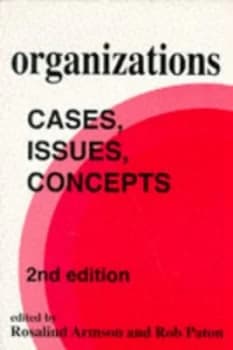 Organizations Cases Issues Concepts by Rosalind Armson Book