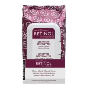 Retinol Cleansing Towelettes, Pack of 60