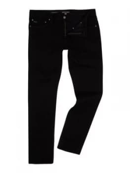 Mens Michael Kors Slim Fit Black Jeans Black