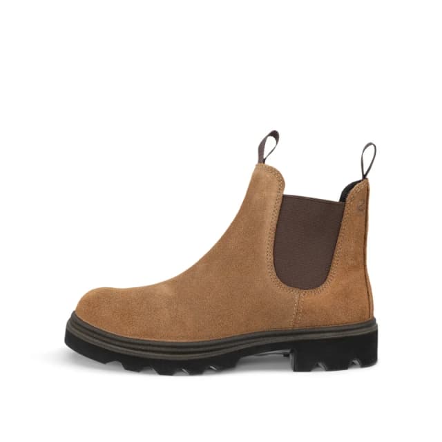 Ecco Grainer Suede Womens Ankle Boots - Cocoa Brown - Size:UK 4.5