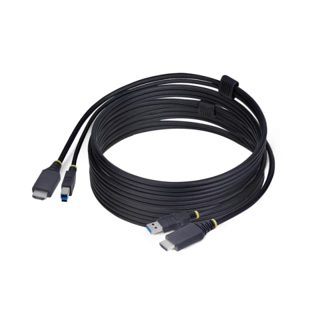 StarTech.com StarTech.com 10ft (3m) HDMI and USB 5Gbps KVM Cable, 4K 60Hz, HDMI 2.0 and USB Combo Cable for KVM Switches HU12210-KVM-CABLE
