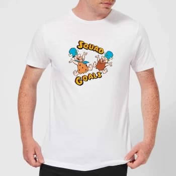The Flintstones Squad Goals Mens T-Shirt - White - XS