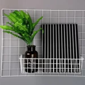 WR014 White Decorative Metal Wall Accessory