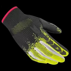 Spidi X-Knit Black Yellow Fluo Motorcycle Gloves L