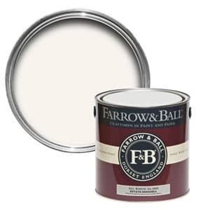 Farrow & Ball Estate All white No. 2005 Eggshell Metal & wood Paint 2.5L
