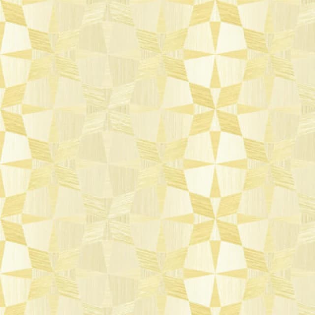 Yes-Online Wallquest Villa Apex Geometric Ochre Wallpaper Acrylic Coated Feature Wall